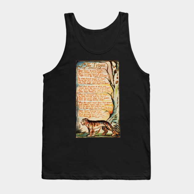 The Tyger - William Blake: Tank Top by The Blue Box